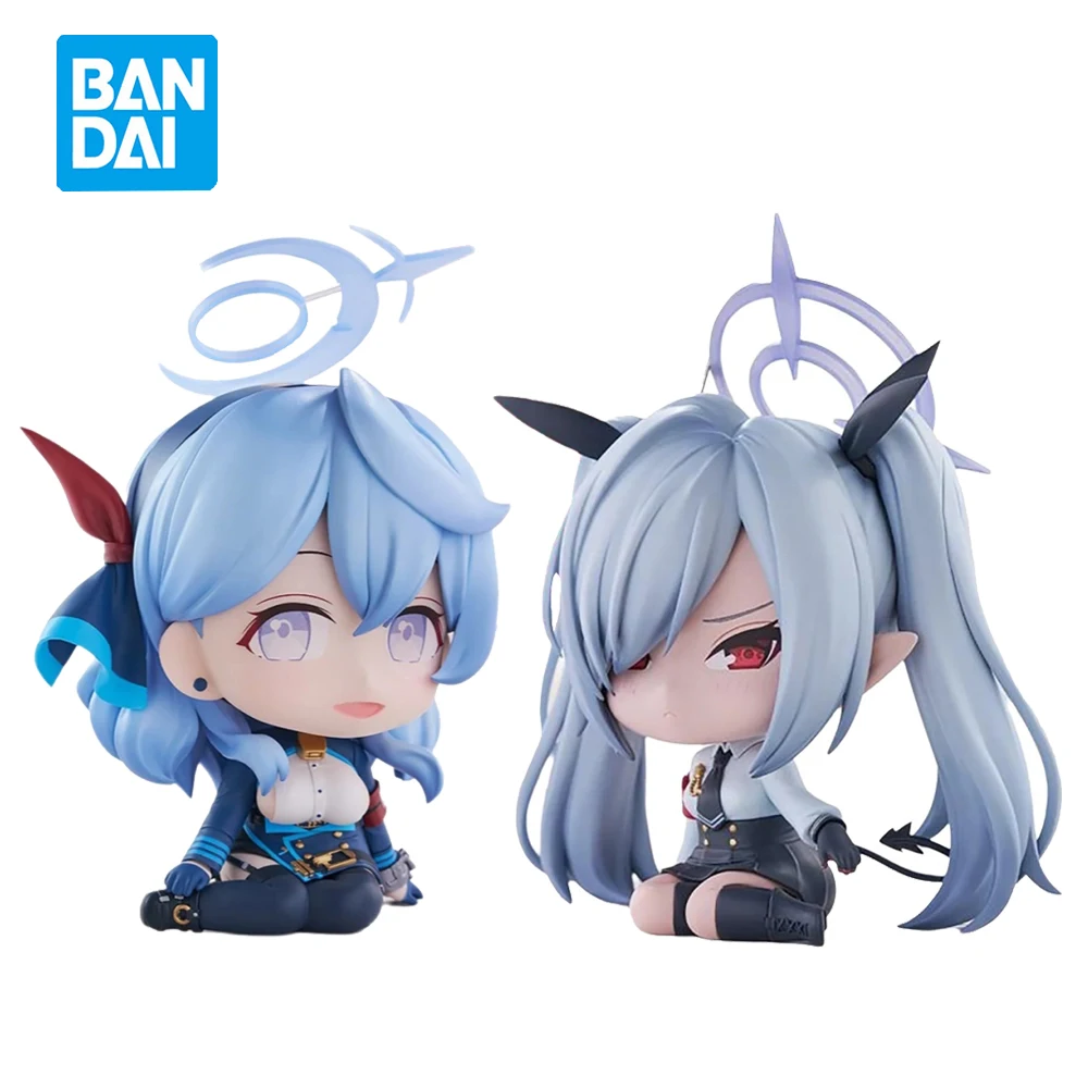 

Original Banpresto Blue Archive Anime Peripherals Amau Ako Shiromi Iori Q version Action Model 11CM Cartoon Collectible Toys