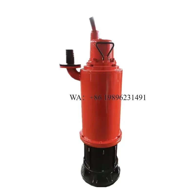 Wmwmnu for Gold Mine Explosion Proof High Lift Submersible Sewage Pump Efficient Centrifugal Cast Iron Motor Power Supply