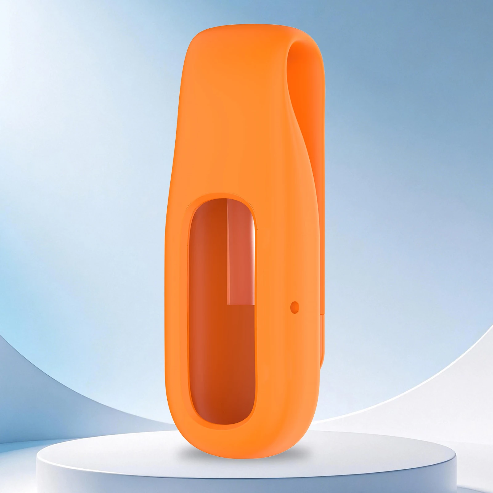 Silicone Steel Clip Holders For Google Fitbit Air Soft Silicone Clip Clasps 360Degree Protection Clips Case for Work Daily Use
