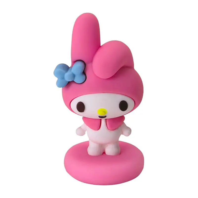 5 pçs/set sanrio olá kitty kuromi melodia desenhos animados das crianças anime figuras boneca decoração do bolo ornamentos carro em ornamentos brinquedos