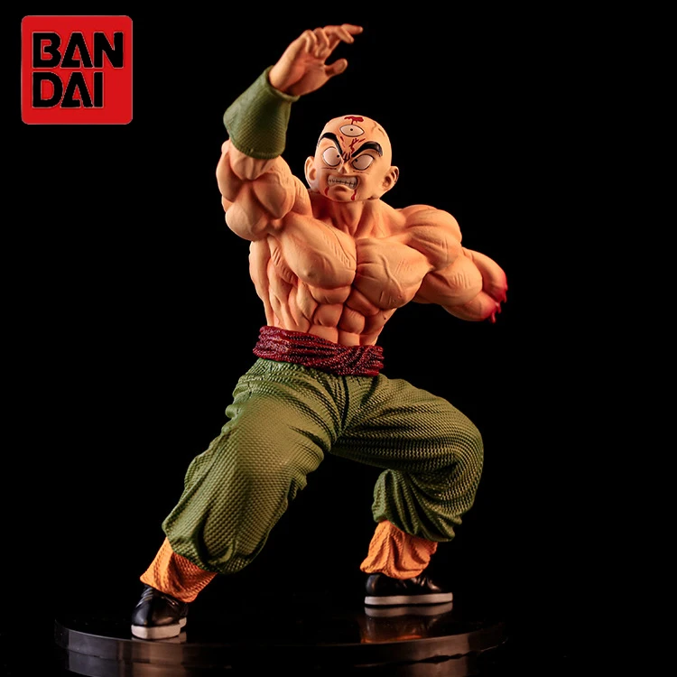 Dragon Ball Brokeback Tien Shinhan Cartoon Peripheral Anime Action Figures Model Collect Ornaments Children Toy Holiday Gift