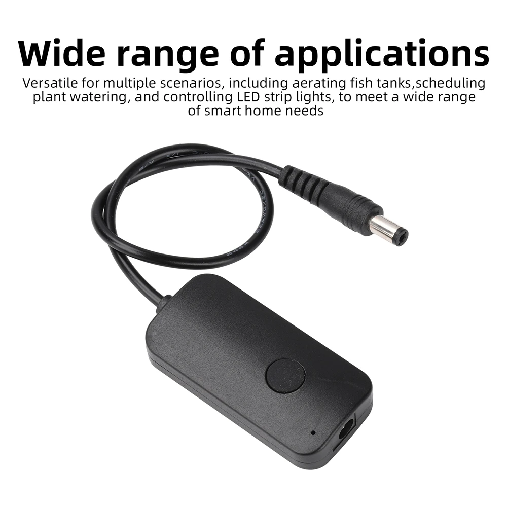 Intelligenter WLAN-Zeitschalter-Controller mit App-Fernbedienung & Sprachsteuerung für Aquarienpflanzenbeleuchtung, kompatibel mit DC5.5x2.1mm. – Detail 14