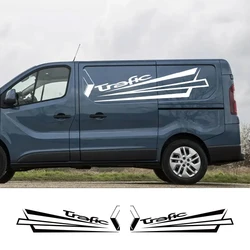 Car Door Side Stickers For Renault Trafic 2 3 MK3 MK2 MK1 Camper Van Mountain Graphics Vinyl Film Decals Auto Tuning Accessories