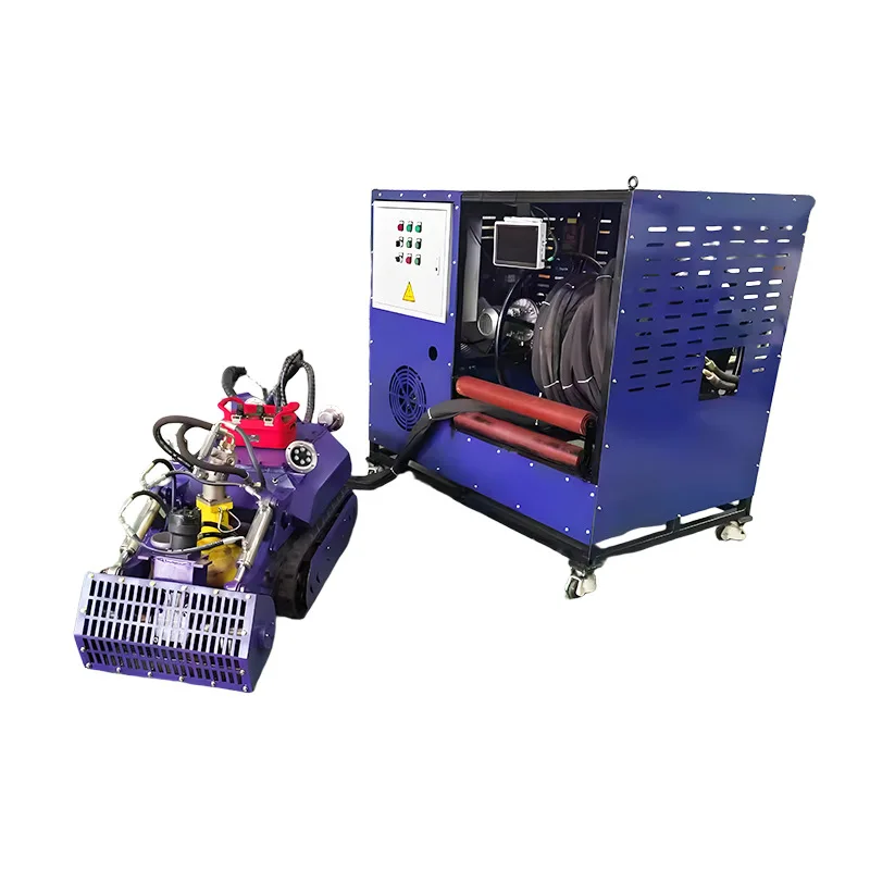 

Underwater dredging robot Self-walking remote control crawler robot River drainage and dredging Automatic dredging mud