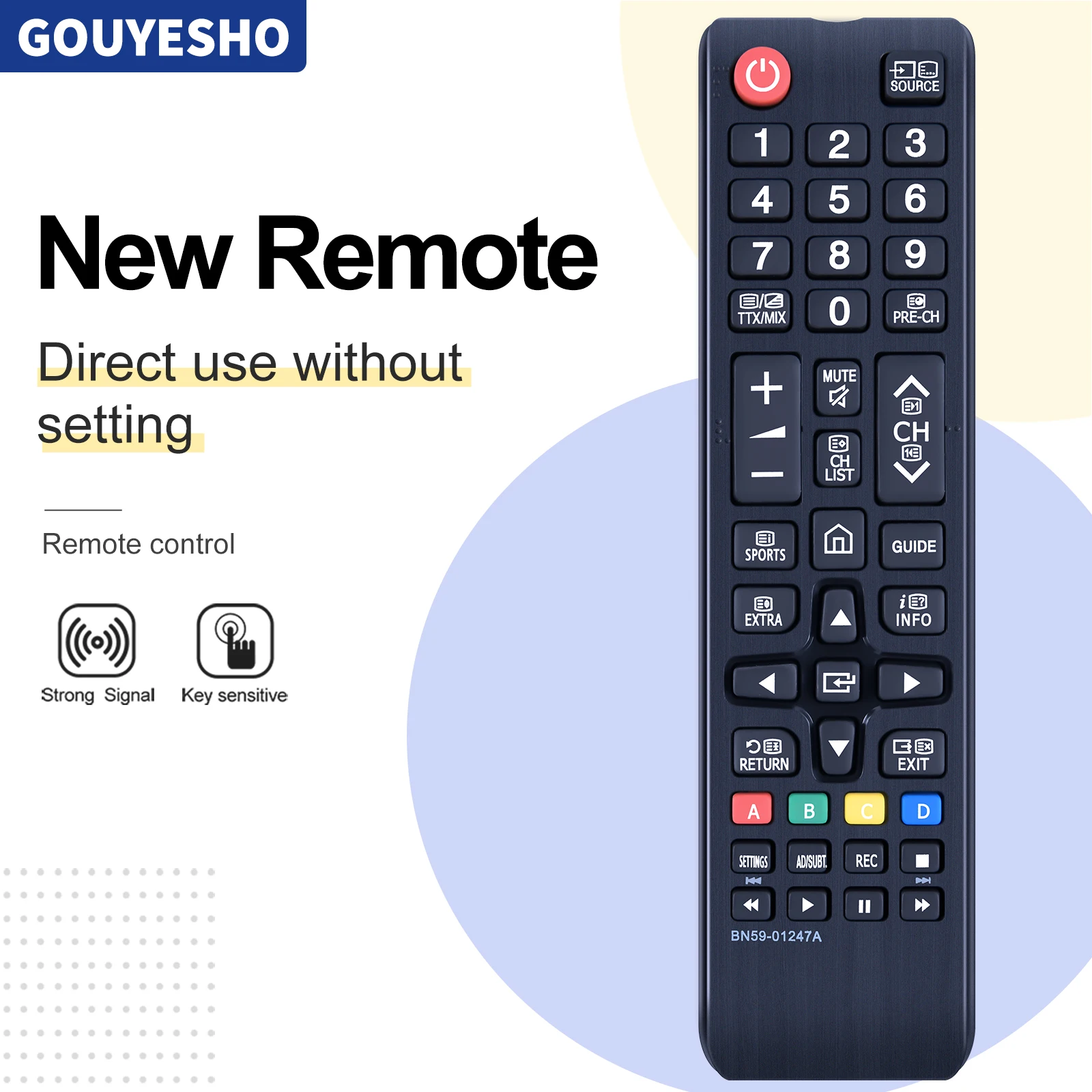 New BN59-01247A Remote Control For Samsung Smart TV 7 Series 8 Series 9 Series