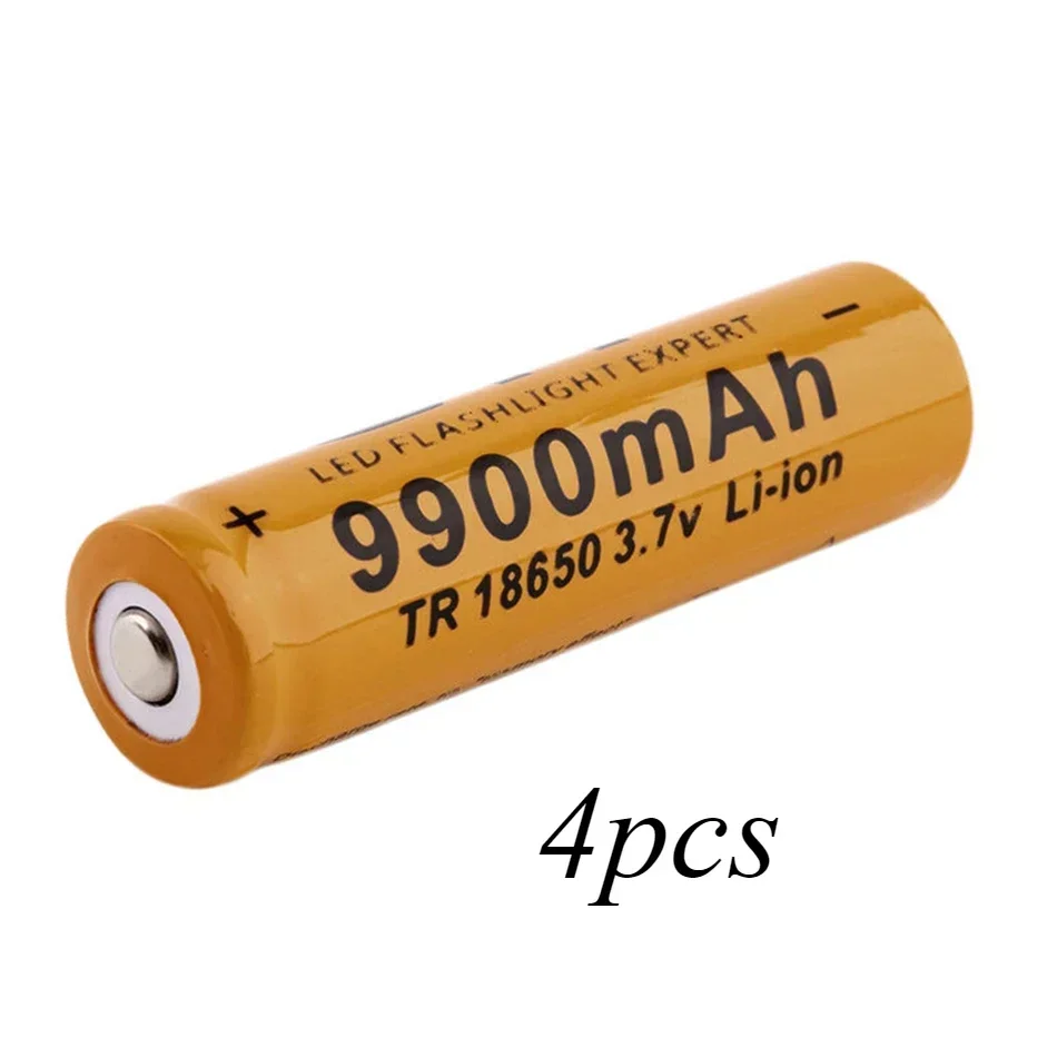 18650 Batterij Hoge Kwaliteit 9900 mAh 3.7 V 18650 Li-ion Batterijen Oplaadbare Batterij voor Zaklamp Zaklamp