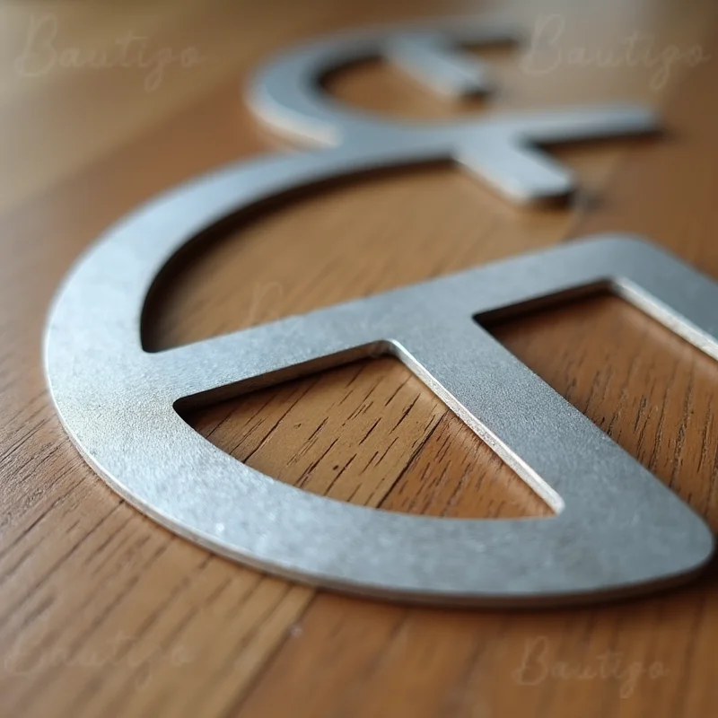 Custom 3D Solid Metal Letters For Outdoor Storefront Signage Weatherproof Business Sign Perfect For Shopping Center Restaurant