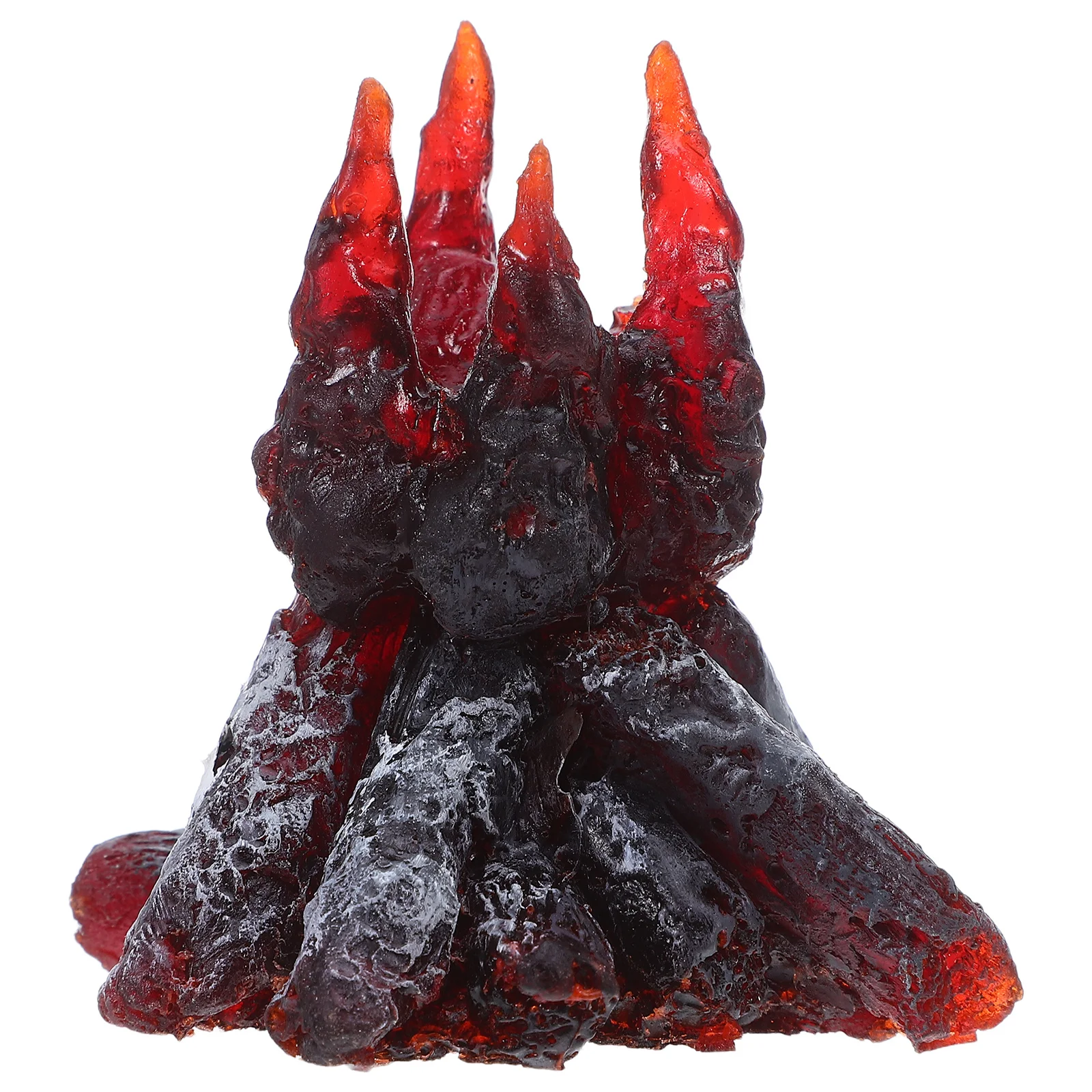 

Миниатюрное украшение для костра из реалистичной смолы, искусственный орнамент для костра для кукольного домика, диорама, микропейзаж, витрина для садовой сцены,