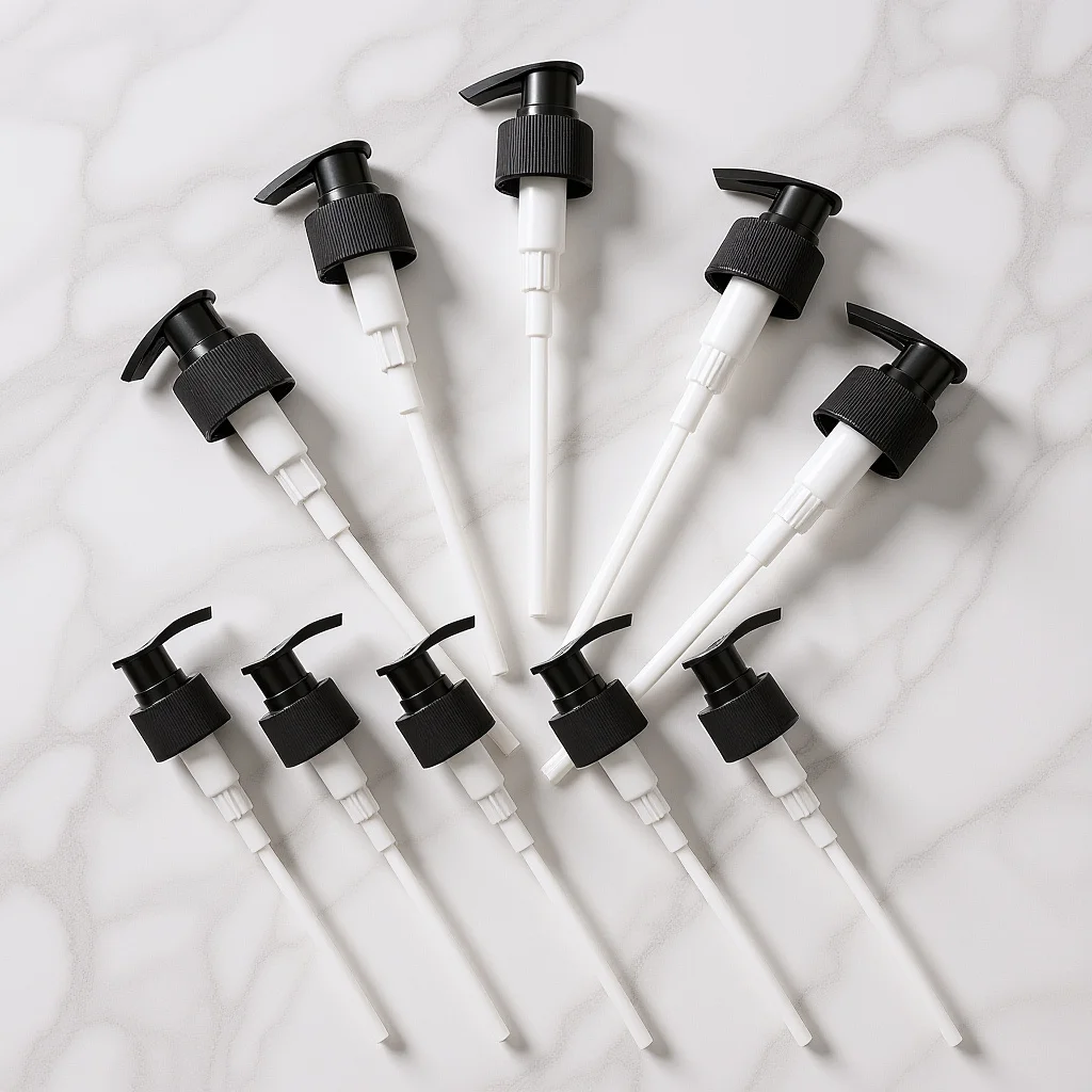 

Pump Bottle Dispenser Replacement for Soap Lotion Oil Essential Fine Mist Spray Nozzle Trigger Sprayer Heads Shampoo Dispenser