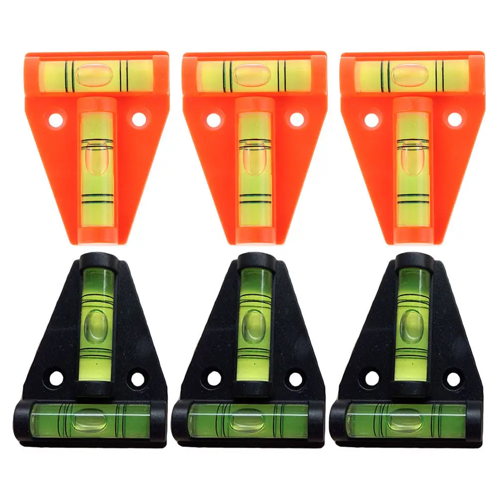 

6Pcs Mini T-Shaped Bubble Level Compact Spirit Level High Precision for Rv Campers Trailers Boats Accurate Measuring Tool