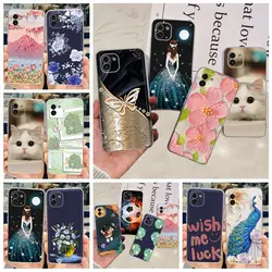 For Samsung Galaxy A03 Case SM-A035F Stylish Painted Cover Clear Silicone Phone Cases For Samsung A03 A 03 GalaxyA03 Soft Fundas