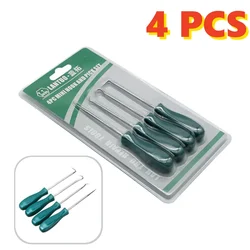 4Pcs 135mm Car Auto Vehicle Oil Seal Screwdrivers Set O-Ring Seal Gasket Puller Remover Pick Hooks Repair Tools For Car