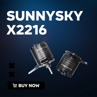 SunnySky X2216 2216 880KV 1400KV 1250KV 2400KV II Outrunner Brushless Motor For RC Models 3D Airplane Drone