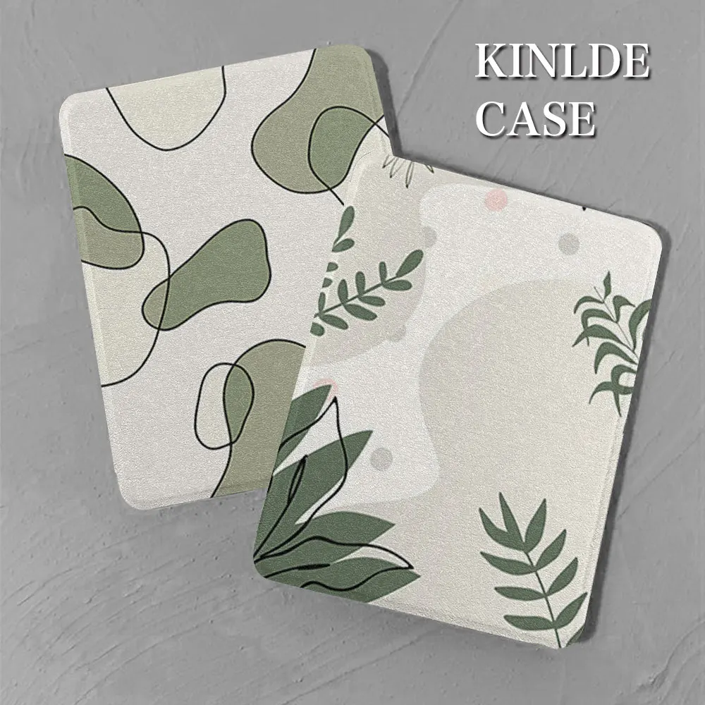 kindle case simple pattern oasis 3 paperwhite3th 2014voyage tpu leather case 2022 11th 10th 9th generation Oasis 2 3 funda 2021