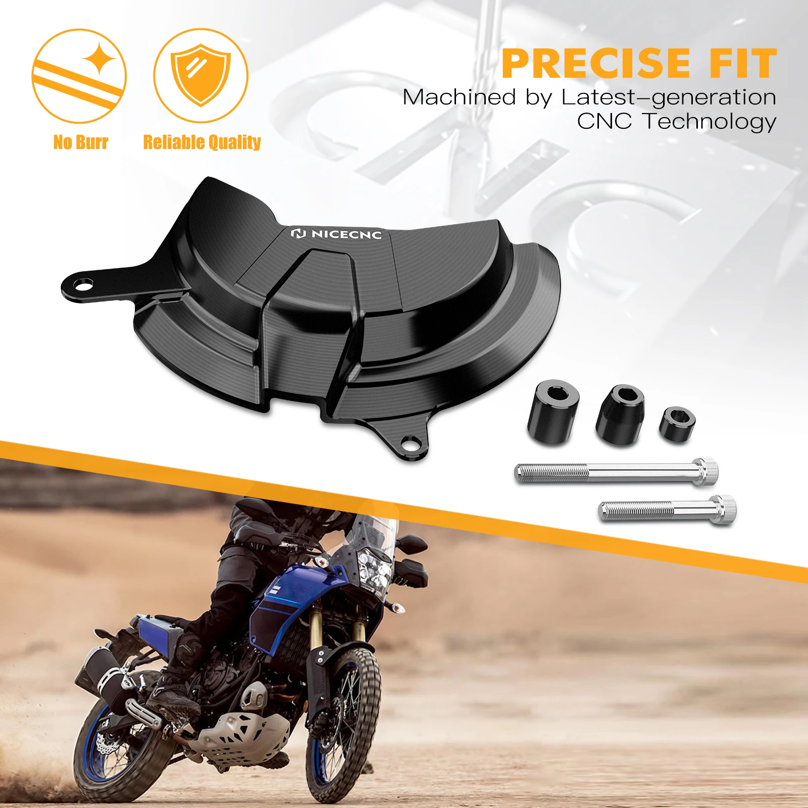 Für Yamaha Tenere 700 XTZ700 2019-2024 Motorkupplungsschutzabdeckung Wasserpumpenschutzabdeckung XSR700 2018-2023 MT 07 Rally Edition – Detail 21