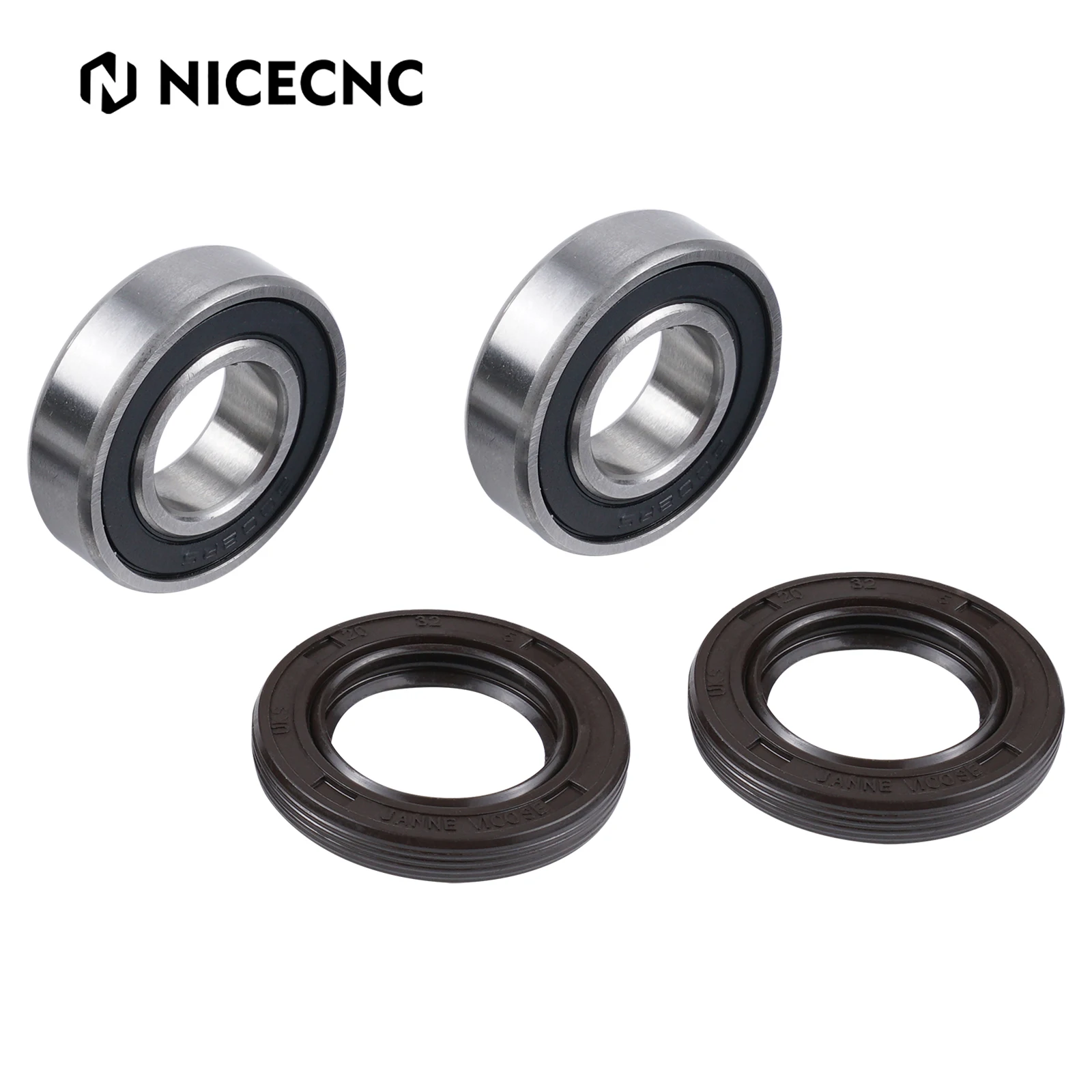 

NICECNC For Yamaha YZ85 YZ 85 2002-2018 YZ80 YZ 80 1993-2001 Front Wheel Bearings and Seals Kit High Performance Accessories