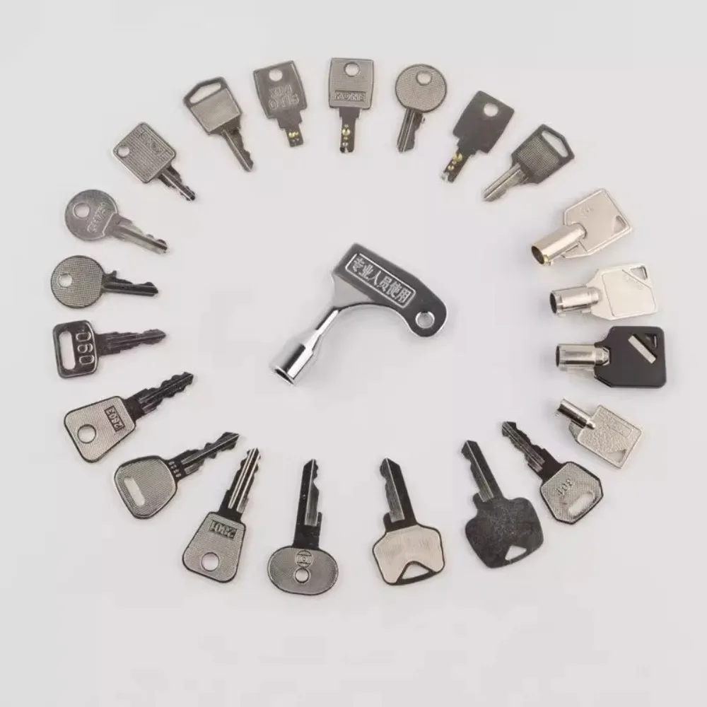 Для Mitsubishi Tongli Otis Toshiba Hitachi Thyssen Лифт Треугольная базовая станция Замок Блок управления Ключ 301 090 808 2801 2802 Ключ