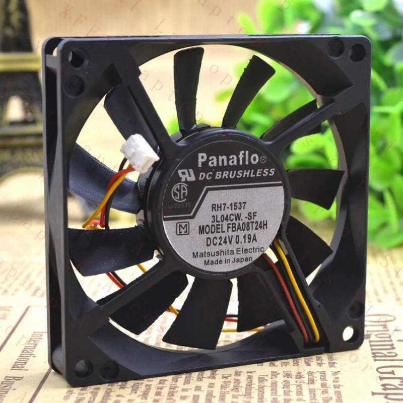D  1PC FBA08T24H for Panaflo Cooling Fan  24V 0.19A 3Pin New