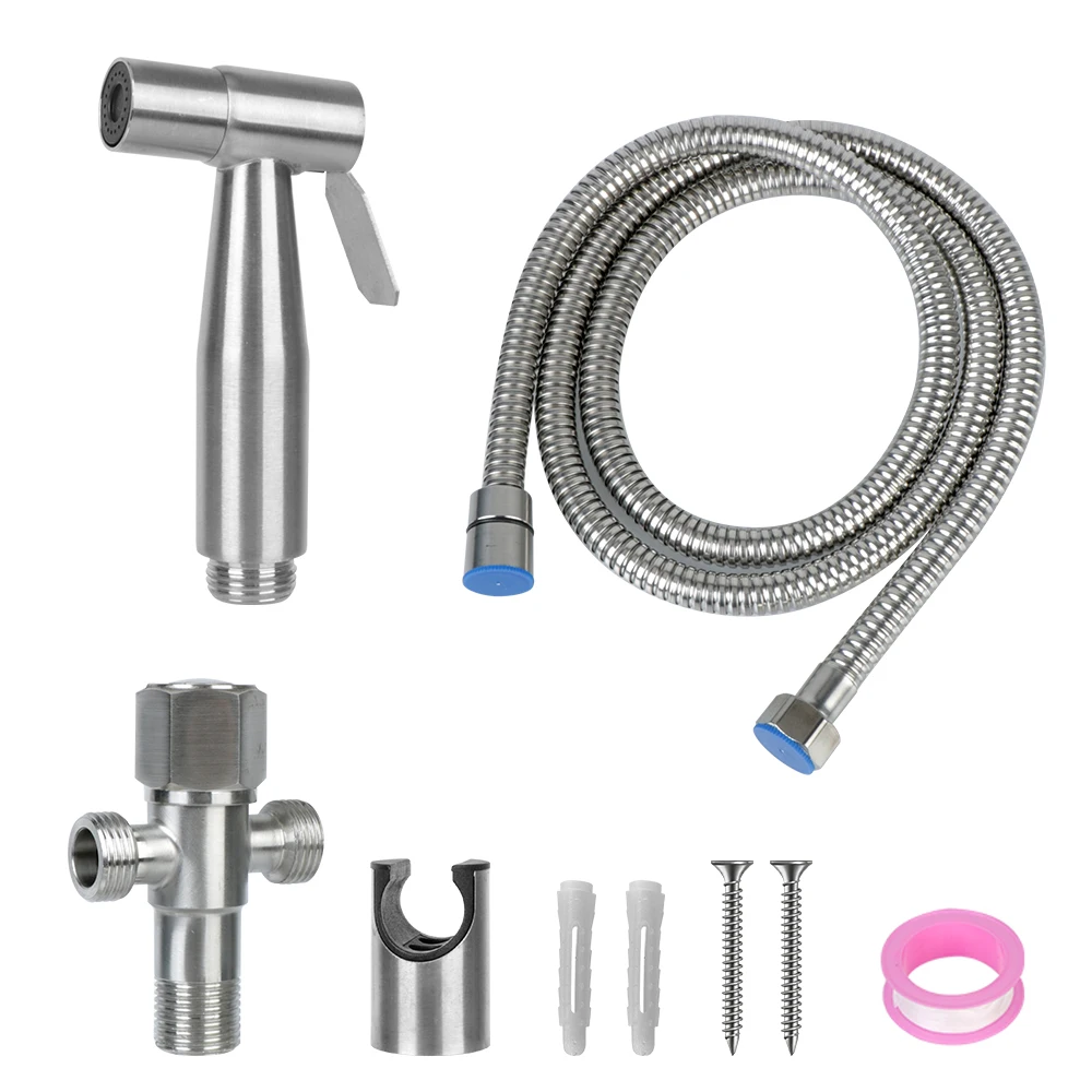 Shower head Hand Bidet faucet Bidet sprayer set For toilet For Bathroom hand sprayer self cleaning Stainless Steel Handheld