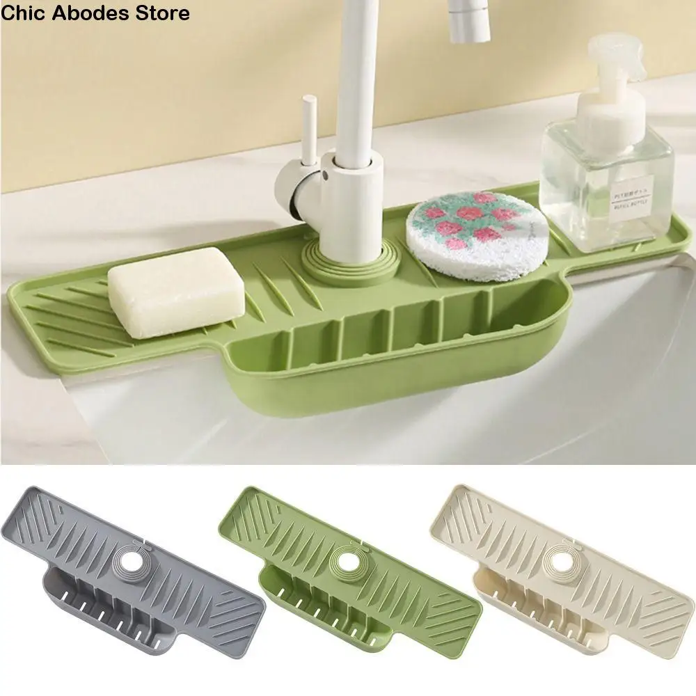 سريعة الجافة صنبور سبلاش الوسادة عدم الانزلاق طوي بالوعة استنزاف صينية توفير المساحة المنحدر تصميم المياه بالتنقيط الماسك استخدام الحمام #1