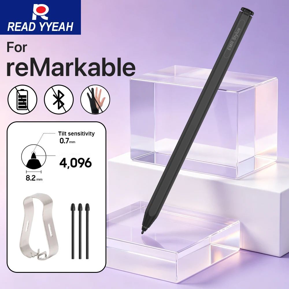 

Universal EMR Digital Stylus Pen 4096 Levels Pressure Sensitive Smooth Writing Pencil for EMR Screen Tablet Notepad Sketching