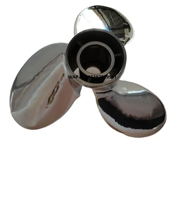 

16X18 R/L OUTBOARD PROP Stainless Steel Propeller Interchangeable 3 BladesMARINE PROPELLER