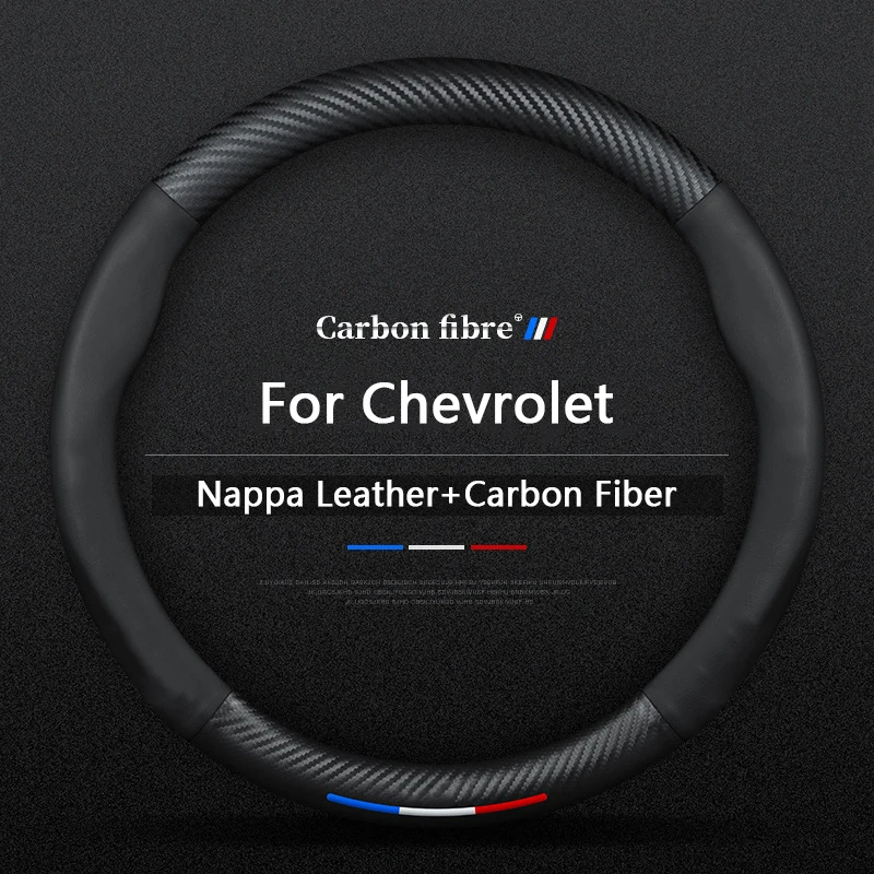 

For Chevrolet Aveo Bolt Onix Cruze Spark Cavalier Colorado Lacetti Trailblazer Silverado Tahoe Traverse Car Steering Wheel Cover