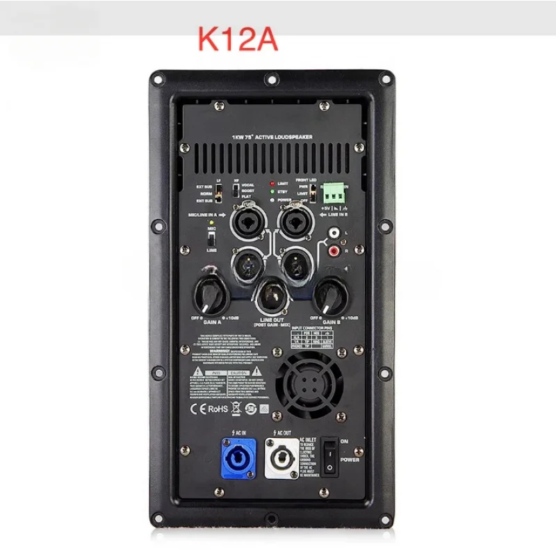 K12A KW181A KLA181A 15- 18-Inch Professional Performance Active Speaker Bass Digital Amplifier Back Panel Module Subwoofer