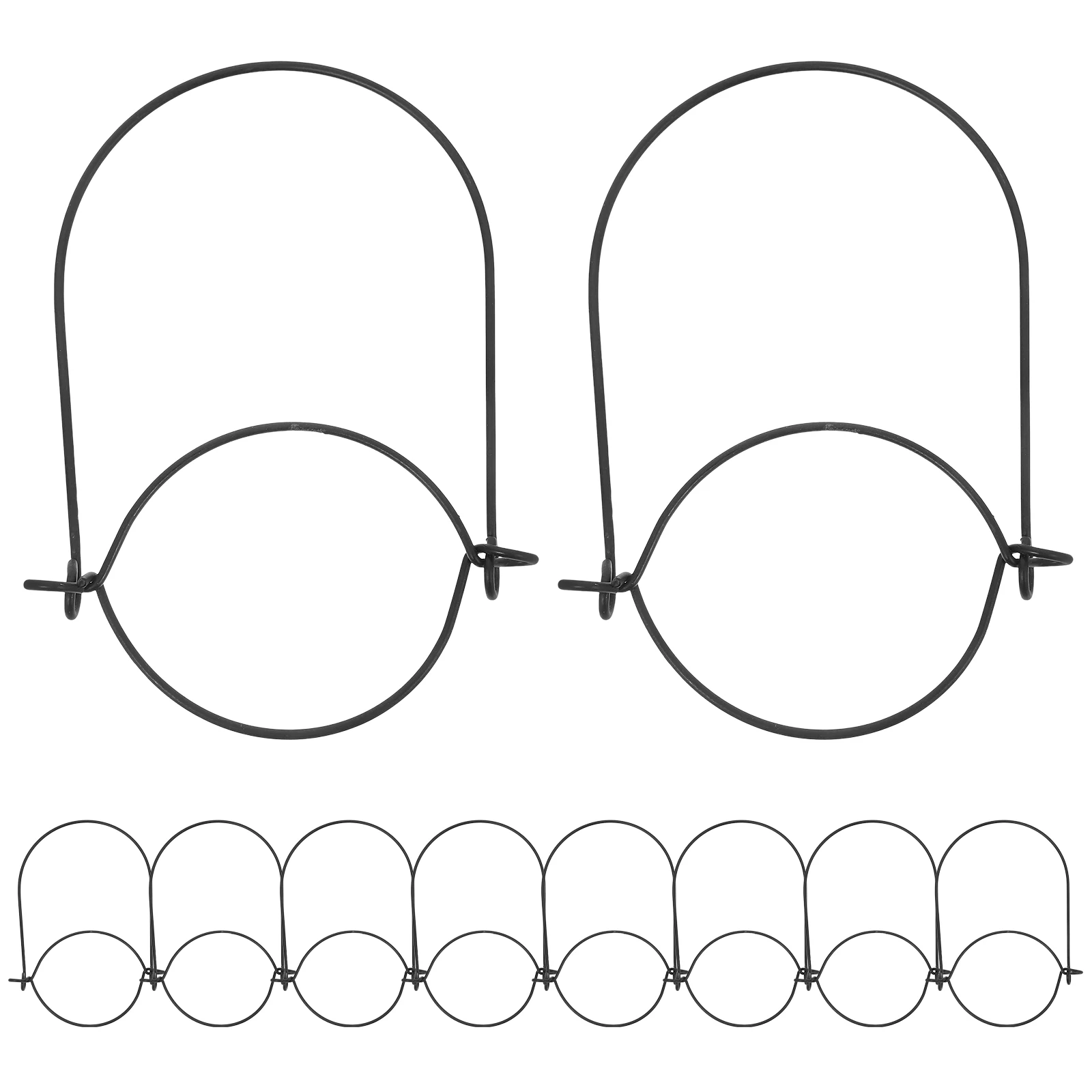 

10pcs Jar Handle Stainless Steel Canning Handles Hanging Hook Wire Hangers Versatile Use Construction