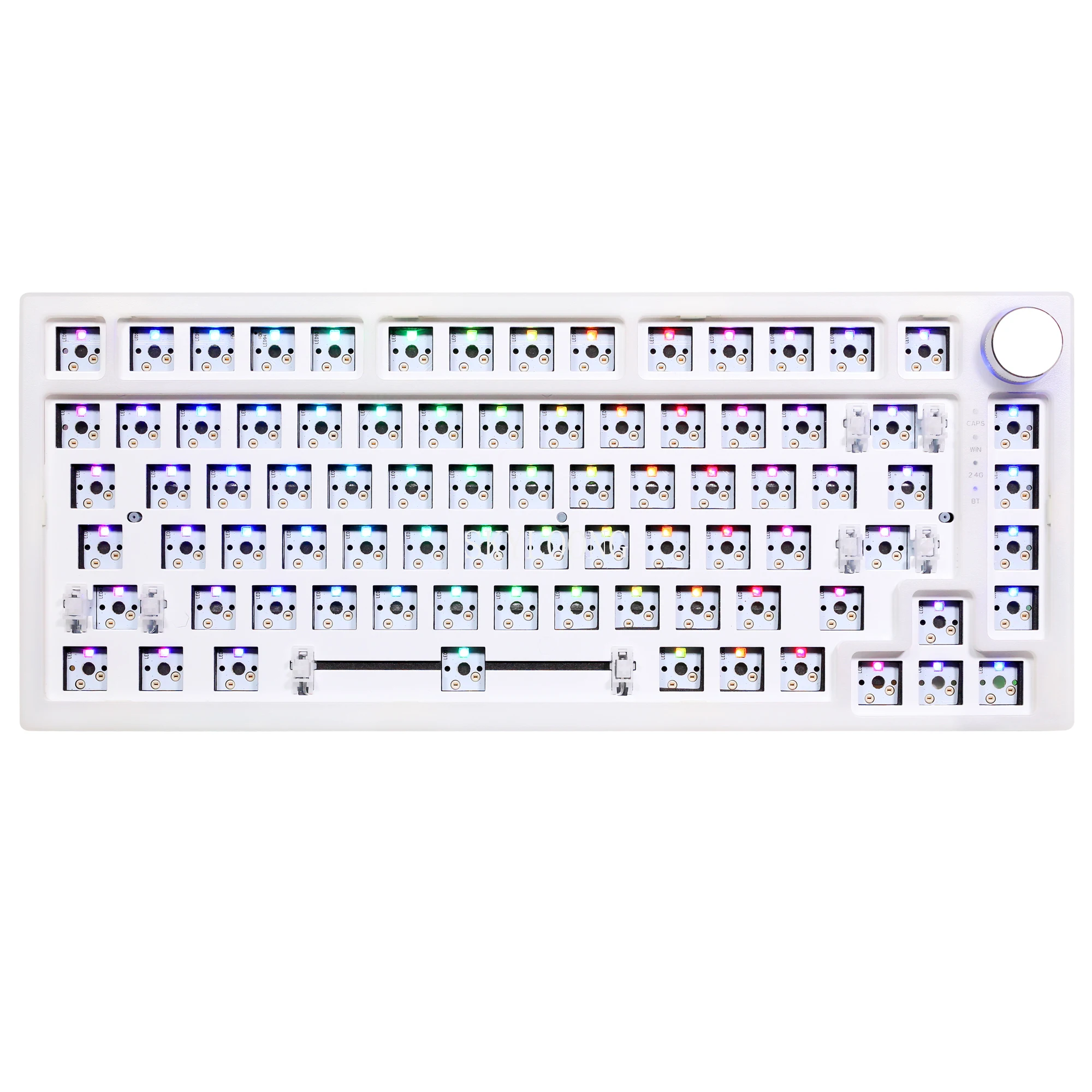 

Feker IK75 V3 3 Mode Wireless 75% Gasket Mechanical Keyboard Kit Hot Swappable Switch Lighting Effects RGB Led Type C 2.4G BT