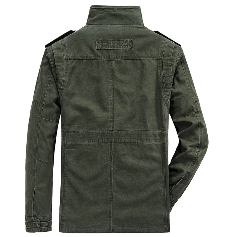 New 100% cotton Jackets Men unload Cargo Jackets Tactical Combat Business male Coat Pilot Bomber Jackets men Brand Clothing