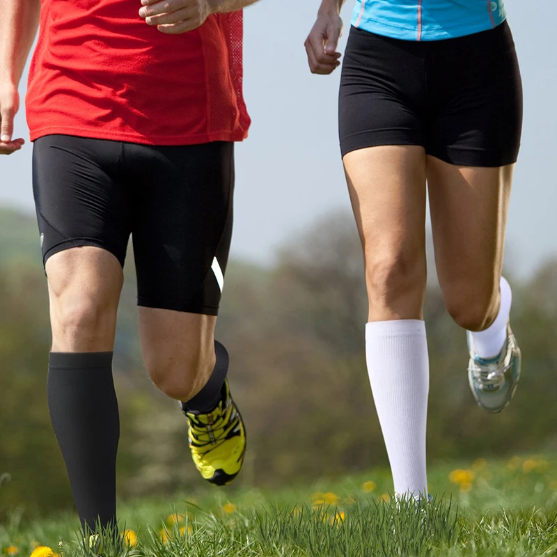 5 paia di calze a compressione da donna calze Varicose mediche calze sportive da infermiera per il diabete in esecuzione bicicletta basket calcio 20-30mmgh