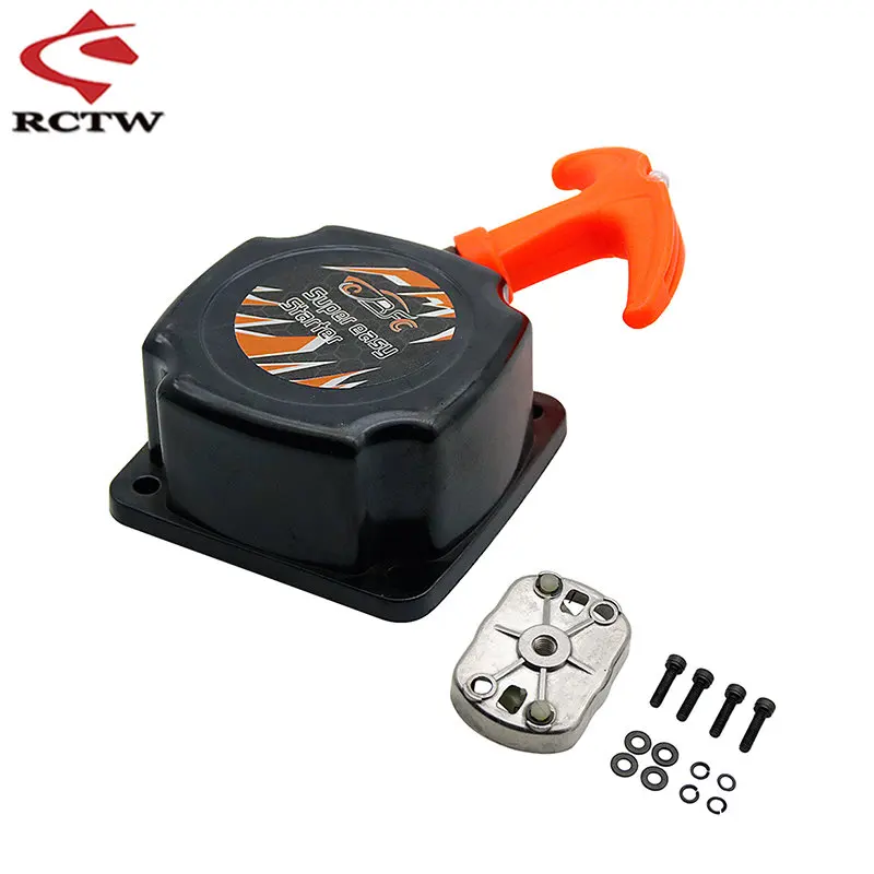 High Quality 45CC Engine Super Easy Pull Start with Starter Dial for 1/5 Hpi Rovan Km Baja Losi Mcd Gtb Rcmk FG Ddt Fid Rc Parts