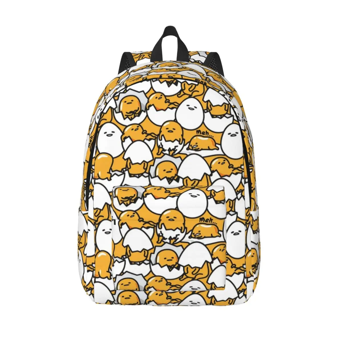 

Гудтама, милое яйцо, мультфильм для подростков, школьная сумка для книг, холст, рюкзак для среднего колледжа, уличный рюкзак