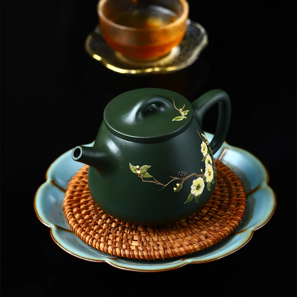 270ml Small Capacity Handcrafted Yixing Purple Clay Teapot Traditional Chinese Kettle Puer Oolong Tea Set