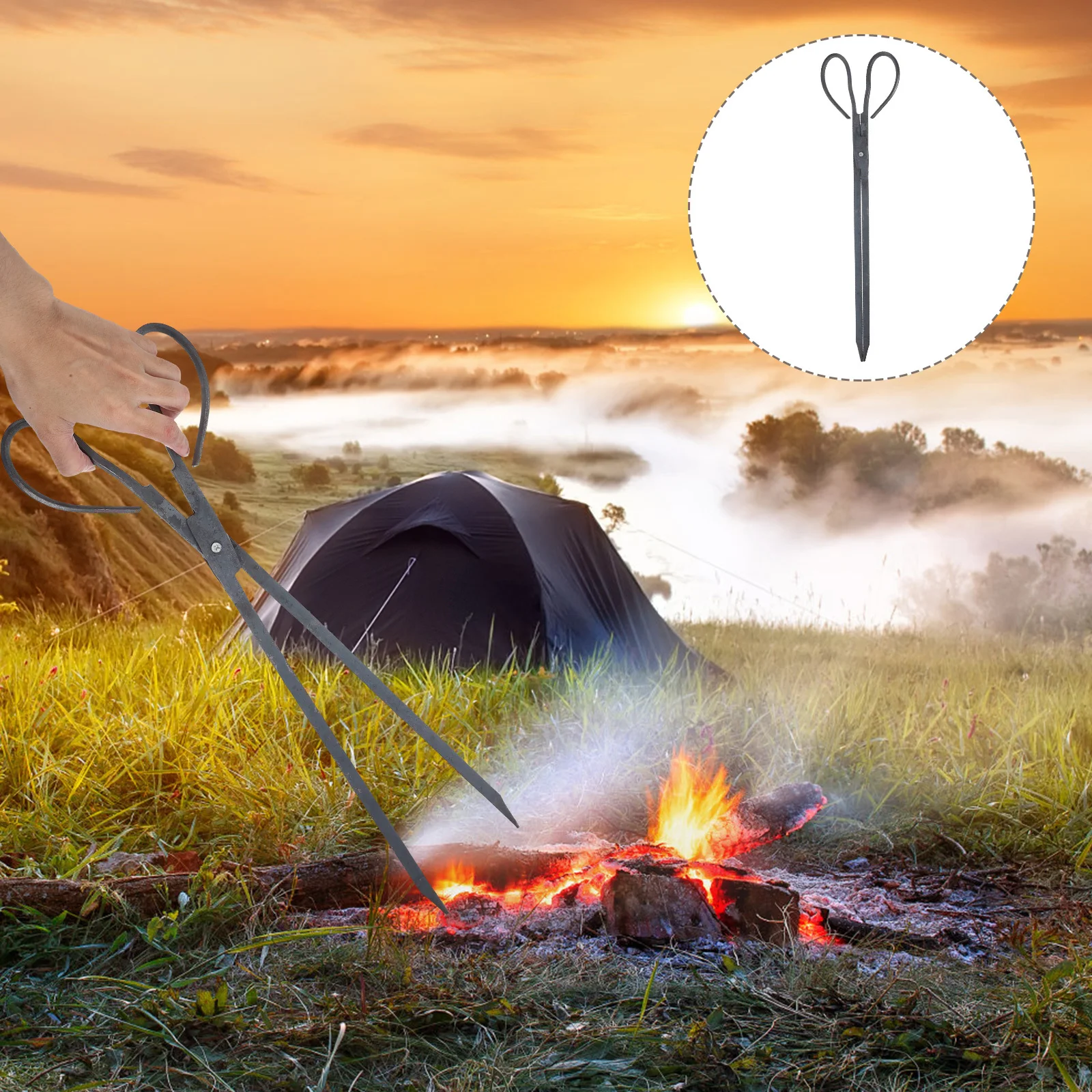 

Metal Garbage Clamp Durable Trash Grabber For Home Outdoor Cleaning Litter Picker Tool Waste Tong Pickup