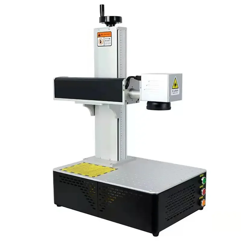 

popular and cheap fiber marking machine black type marking on metal products