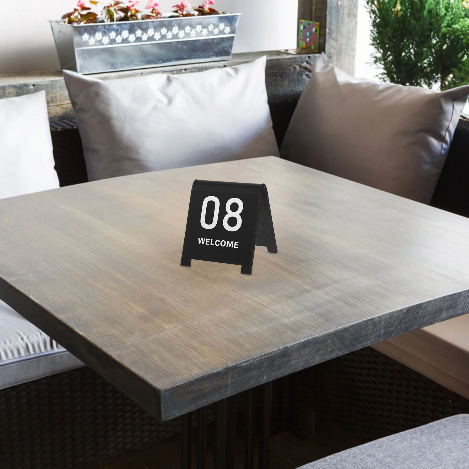 

10pcs Acrylic Table Numbers Double Sided Reusable For Wedding Party Banquet Catering Event Restaurant Desktop Table Signs