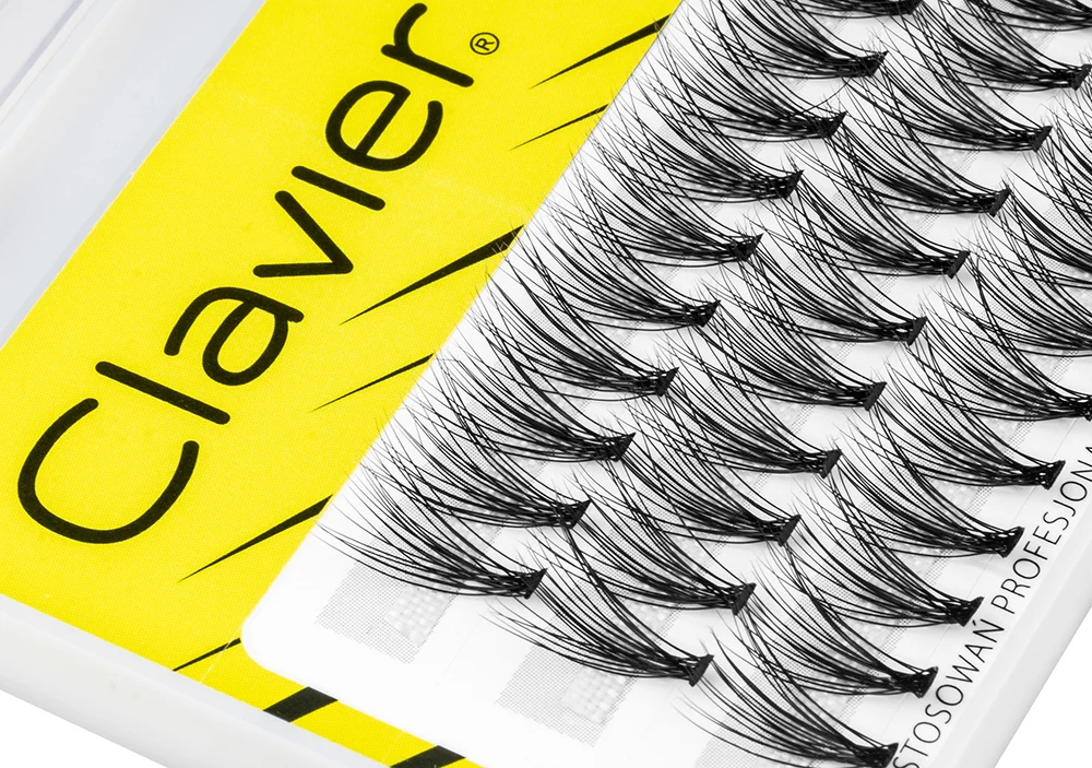 Clavier DU2O-ITS 20D Wimpern-Make-up, einzelne Wimpern, Cluster, natürliche Verlängerungen, falsche Wimpern, doppelt das Volumen – Detail 6