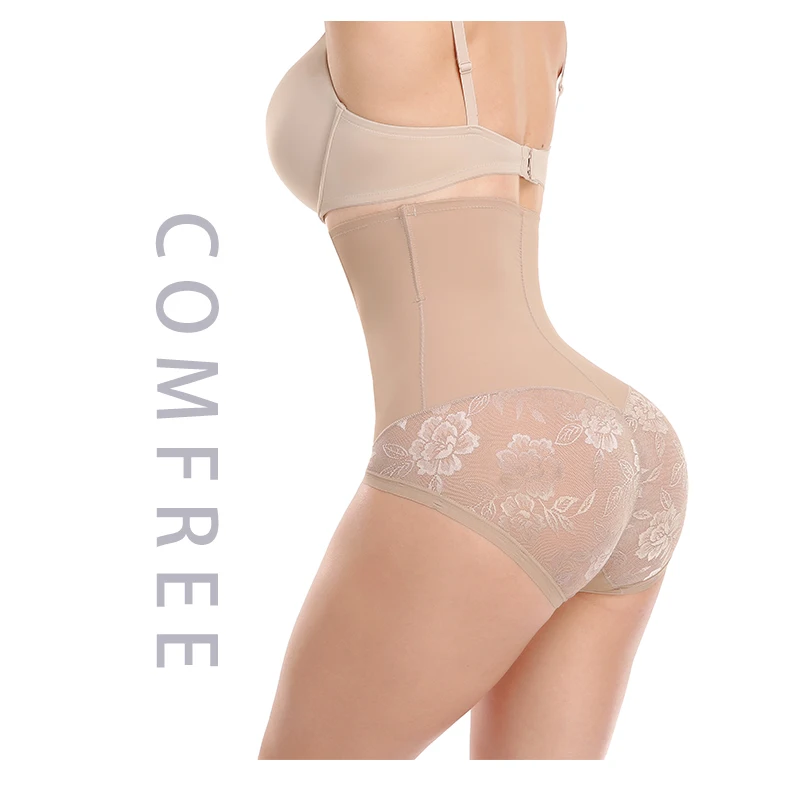 Women High Waist Control Panty Tighten Abdomen Tummy Control Underwear Shapewear Binders  and  Shapers