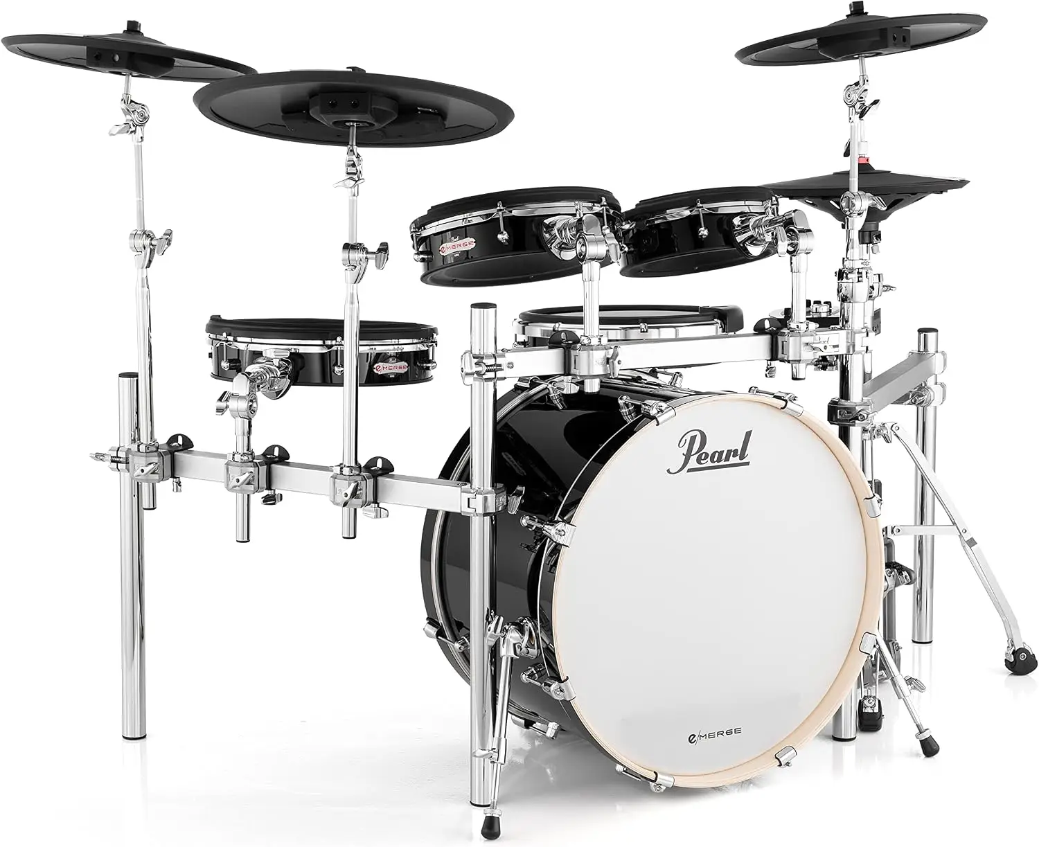 Electronic Drum Set Featuring a 22-Inch Bass Drum