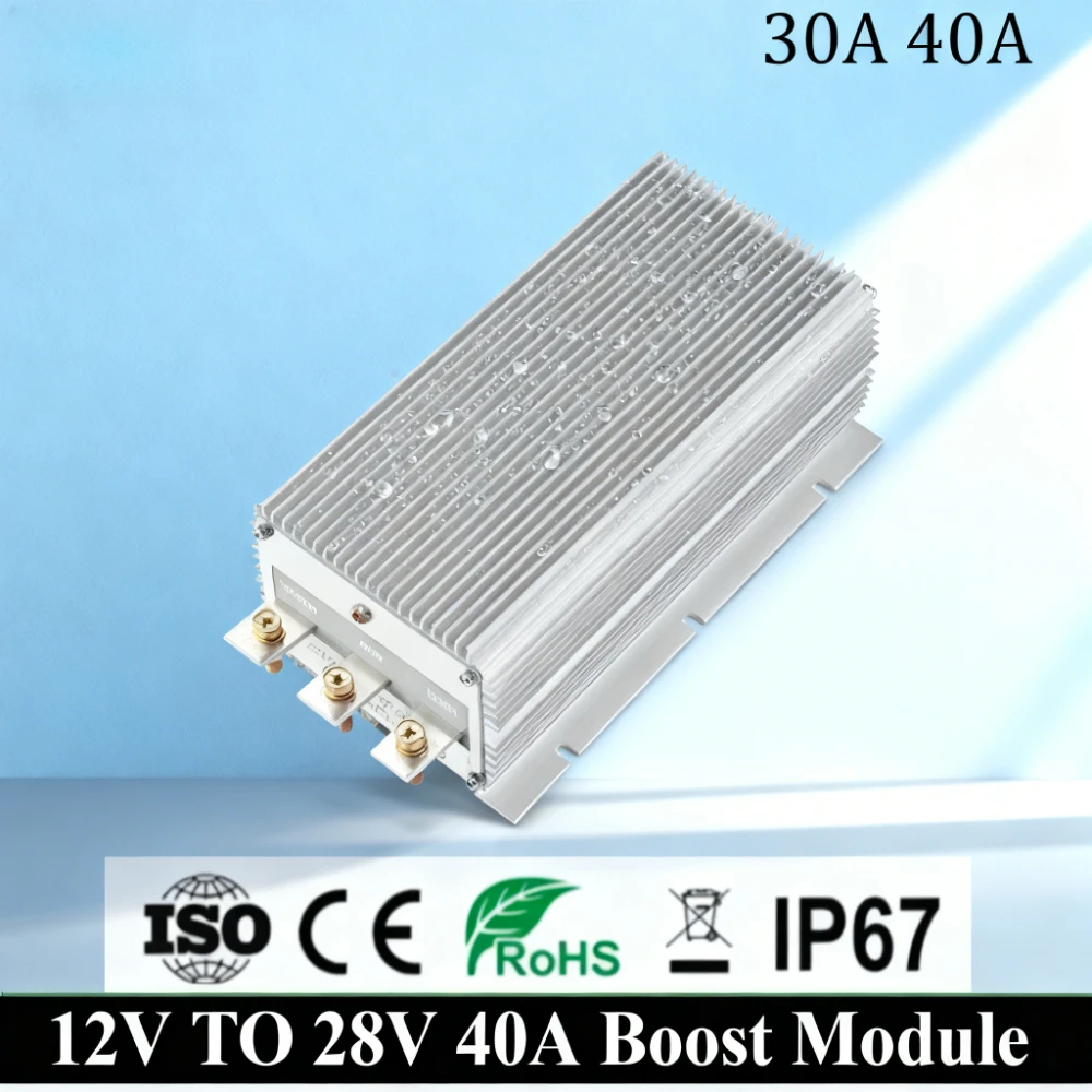 

12V TO 28V 30A 40A DC DC STEP UP CONVERTER Reliable Product Boost Converter High Quality for Cars Solar RoHS CE Certificated