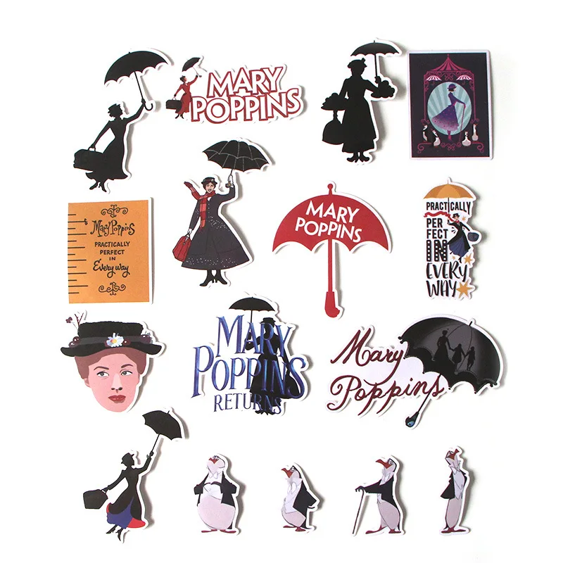 16/38/54PCS New TV Series Good Omens Cartoon Decal Water Cup Laptop Suitcase Waterproof Decoration Graffiti Stationery Stickers