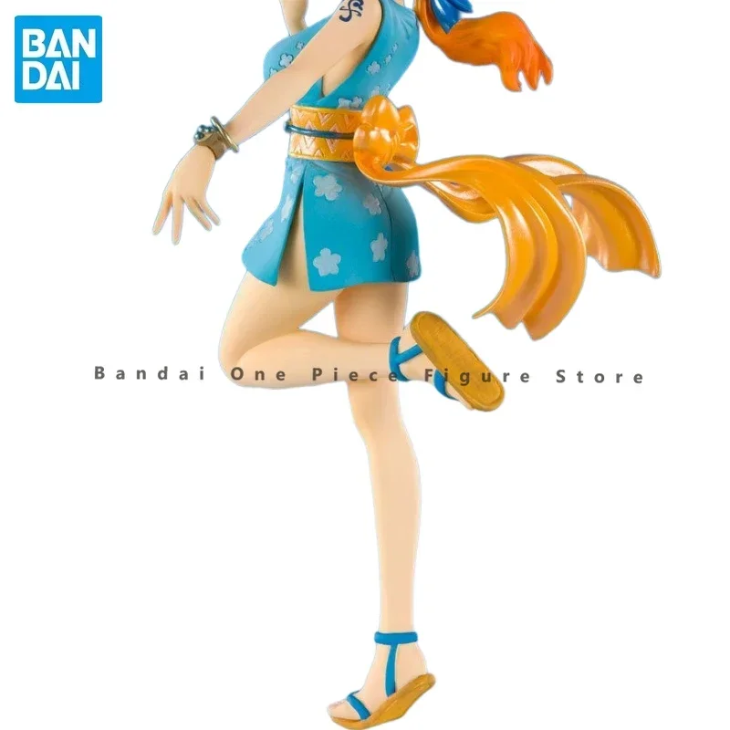 W magazynie Bandai oryginalne Figuarts ZERO jednoczęściowy Ornament figurka na prezent Nami figurki anime Model dekoracyjny