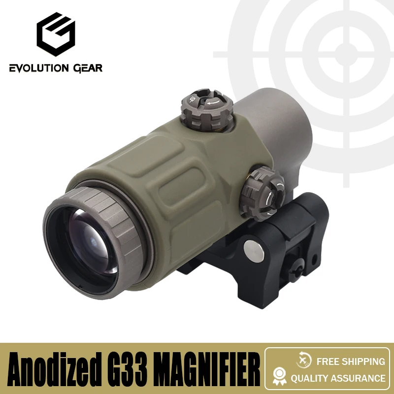 EVOLUTION GEAR Anodized G33 QD Mount Mil Spec Marking Switch To Side Quick Detachable with Full Logo Marking for Hunting