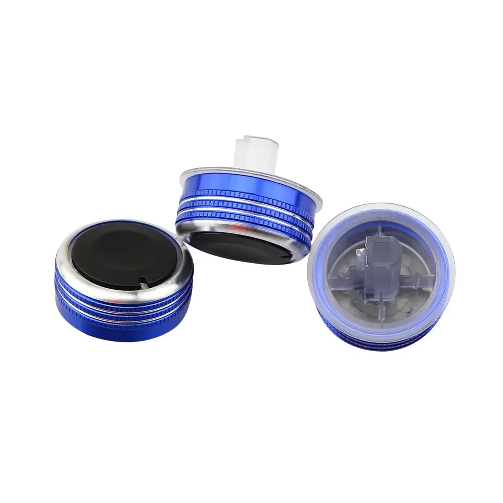 3Pcs/set  Aluminum Alloy Air Conditioning Knob Fit for Toyota Corolla EX for BYD F3 F3R AC Knob Heat Control Button