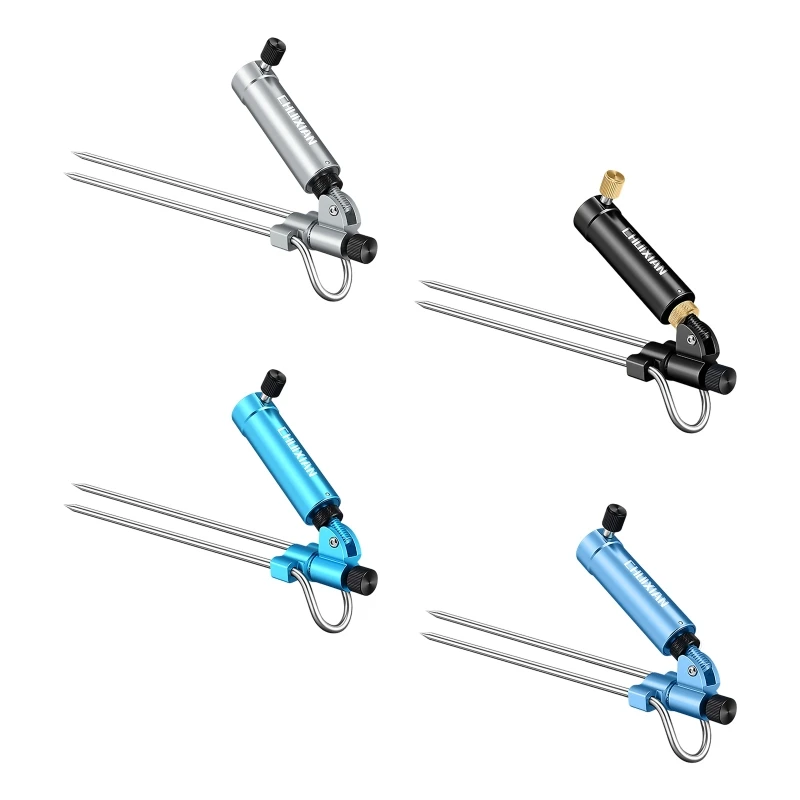 A0KA Ground Stake Design for Stability on All Surfaces Aluminum Construction