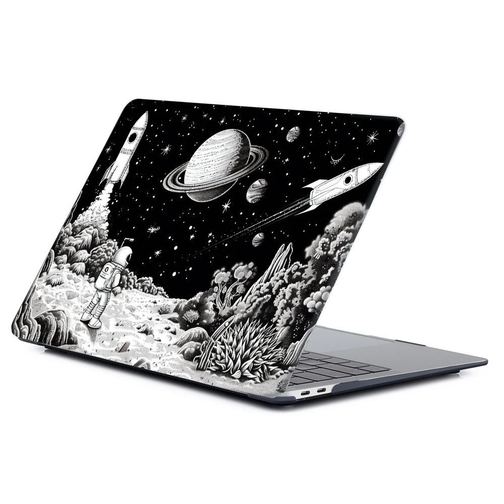 Astronaut Space Print Laptop Case for MacBook Pro 14 M5 2026 Model A3401 Case 14.2 M2 M3 Shell for MacBook Air 13 13.6 15 Case