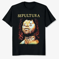 2024 Vintage Women Men Short-sleev New SEPULTURA ROOTS 30 YEARS T SHIRT METAL CAVALERA Printed T-shirt