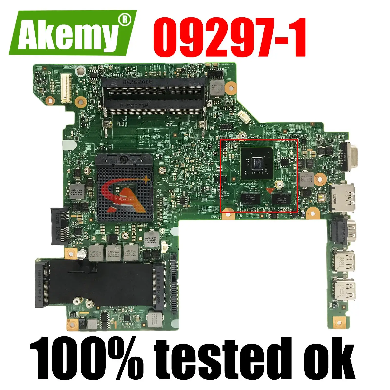 

CN-08YN7X CN-0KDVWC For DELL Vostro 3400 V3400 HM57 Laptop motherboard 09297-1 48.4ES11.011 Notebook Mainboard